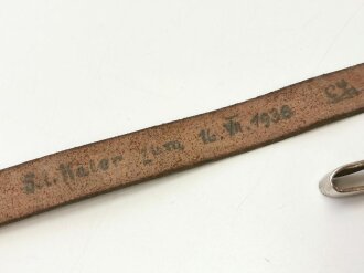 Reichswehr oder frühe Wehrmacht, Säbelgehänge in gutem Zustand