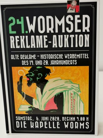 "24. Wormser Reklame-Auktion" - Alte Reklame -...