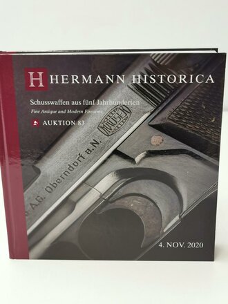 "Hermann Historica 83. Auktion" - Schusswaffen aus fünf Jahrhunderten, 492 Seiten, gebraucht, DIN A5