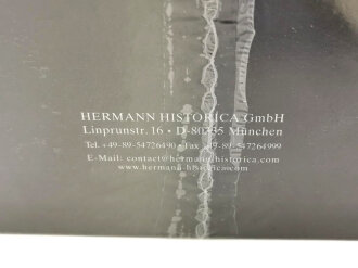 "Hermann Historica 75. Auktion" - Militärischee Kopfbedeckungen bis 1918, noch eingepackt, DIN A5