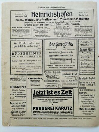 "Der Stahlhelm" Halbmonats Schrift des Bundes der Frontsoldaten, 1Juli 1921 Nr. 13, 