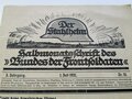 "Der Stahlhelm" Halbmonats Schrift des Bundes der Frontsoldaten, 1Juli 1921 Nr. 13, 