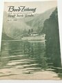 "Bord Zeitung der NS Gemeinschaft Kraft durch Freude", Nr. 2 1937