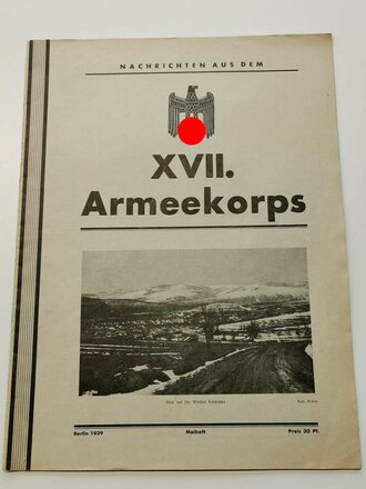 "Nachrichten aus dem XVII. Armeekorps" Berlin...