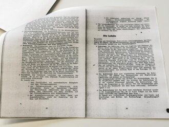 Fotokopie von "Beschreibung der schweren Panzer-Jäger-Kanonen 1934", 24 Seiten, gebraucht, DIN A4