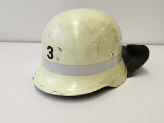 Deutschland nach 1945, Leichtmetallhelm Feuerwehr, ungereinigtes Stück