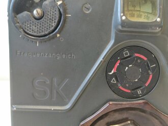 Luftwaffe Funk-Sender S10K zur FuG10 Funk-Anlage . Originallack , Funktion nicht geprüft