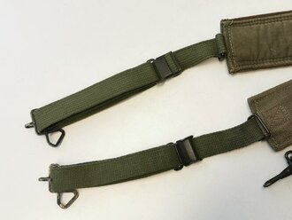 U.S. suspenders, field pack, combat, 2nd pattern, extra long ,used