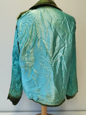 U.S. Vietnam war, jacket, teather made from ERDL poncho liner