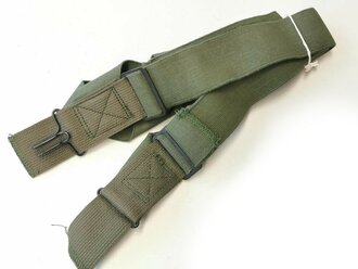 U.S. 1985 dated suspenders, trousers, OD Army SH7....
