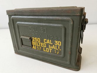 U.S. WWII Cal. 30 Ammunition box, original paint,...