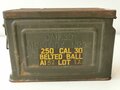 U.S. WWII Cal. 30 Ammunition box, original paint, uncleaned, good condition