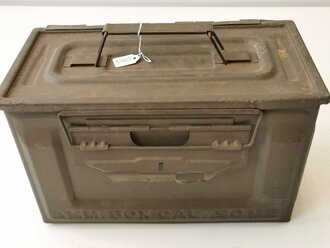 U.S. WWII Cal. 50 Ammunition box, original paint, uncleaned, good condition