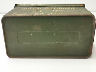 U.S. Cal. 50 Ammunition box, original paint, uncleaned