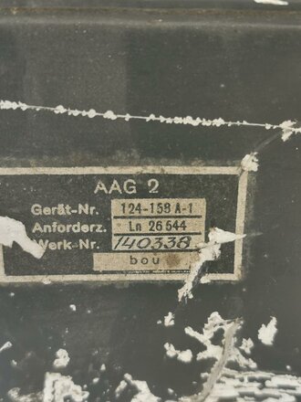 Luftwaffe Antennenanpassgerät AAG2 (Festantenne) FLn 26544 für FuG 10. Originallack, Funktion nicht geprüft