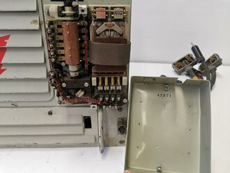 Luftwaffe 70/40 Watt Sender S3a von Telefunken, Fl 26849-1. Originallack, Funktion nicht geprüft