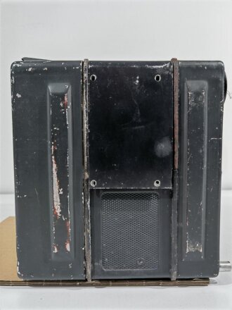 Luftwaffe Funk-Sender S10K , Ln 26965 zur FuG10 Funk-Anlage . Originallack , Funktion nicht geprüft. Gehäuseschalter oben links neuzeitliche Fertigung