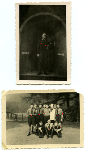 HJ Motorgefolgschaft 1/232 Solingen, Konvolut Bescheinigungen , Ausweise und Fotos sowie Besitzurkunde des HJ Ehrenzeichens