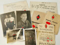 HJ Motorgefolgschaft 1/232 Solingen, Konvolut Bescheinigungen , Ausweise und Fotos sowie Besitzurkunde des HJ Ehrenzeichens