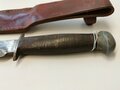 U.S. WWII "PAL" fighting knife RH36 with leather scabbard