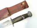 U.S. WWII "PAL" fighting knife RH36 with leather scabbard