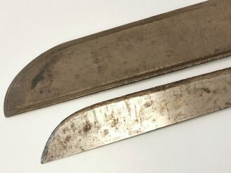 U.S. WWII "Ontaria knifo Co" machete dated 1943 in scabbard dated 1945