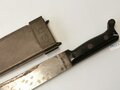 U.S. WWII "Ontaria knifo Co" machete dated 1943 in scabbard dated 1945