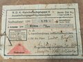 Reichsbund Deutscher Kleintierzüchter R.D.K., Große nichttragbare Auszeichnungsplakette "große Reichsfachgruppen- Plakette mit Urkunde" in defektem Etui im Umkarton. Ungereinigt