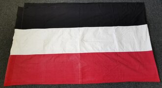 Kaiserreich, Hausfahne schwarz-weiß-rot, Maße  120 x 390cm