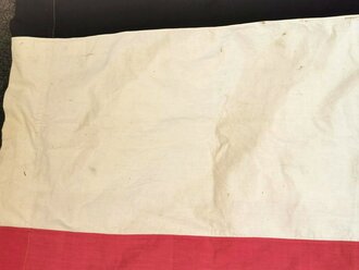 Kaiserreich, Hausfahne schwarz-weiß-rot, Maße  120 x 390cm