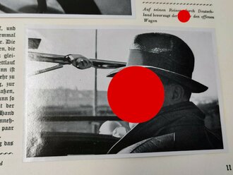 Sammelbilderalbum " Adolf Hitler" komplett, sehr sauber im Schutzumschlag mit originaler Kartonhülle