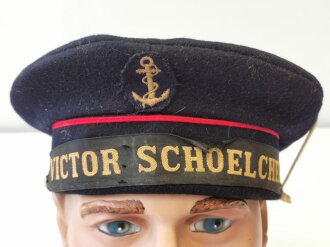 Frankreich 2. Weltkrieg, Marinemütze " Victor Schoelcher"