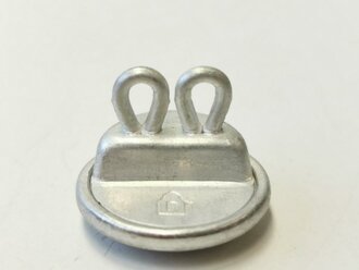 Schoßknopf für den Rock der Offiziere der Wehrmacht 20,5mm. Aluminium, 1 Stück