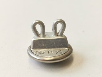 Silberner Schoßknopf für den Dienstrock der Partei,ungebrauchte Stücke 21mm, je 1 Stück