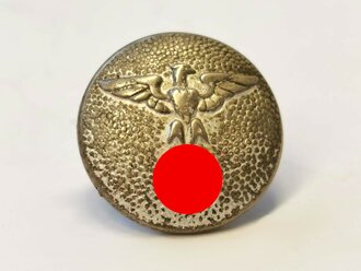 Silberner Knopf für den Dienstrock der Partei, gebrauchtes Stück 16mm