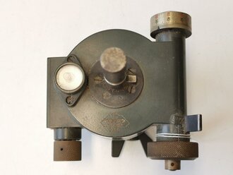 Meßkreis zum Scherenfernrohr der Wehrmacht, Originallack, Hersteller Rodenstock München, wohl ungebrauchtes Stück