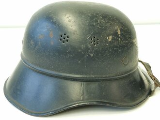 Stahlhelm Luftschutz, ungereinigtes Stück in gutem Zustand