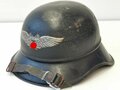 Stahlhelm Luftschutz, ungereinigtes Stück in gutem Zustand