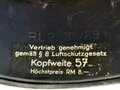 Stahlhelm Luftschutz, ungereinigtes Stück in gutem Zustand