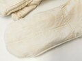 Paar Winterhandschuhe wendbar mausgrau- weiss in nahezu neuwertigem Zustand