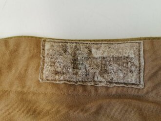 SA/ NSDAP  Stiefelhose aus Cord, ausgewaschenes RZM Etikett, in gutem Zustand, die Kragenspiegel lose beiliegend