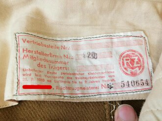 NSDAP Stiefelhose in gutem Zustand mit RZM Etikett