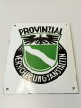 Emailleschild "Provinzial Versicherungsanstalten" Maße 12,5 x 15,5cm. Sie erhalten 1 neuwertiges Stück ( alle mit leichten Randfehlern) aus der originalen Umverpackung