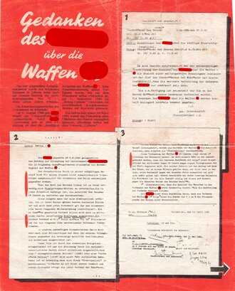 Großbritannien 2. Weltkrieg, Flugblatt G.42 " Gedanken des Führers über die Waffen SS"