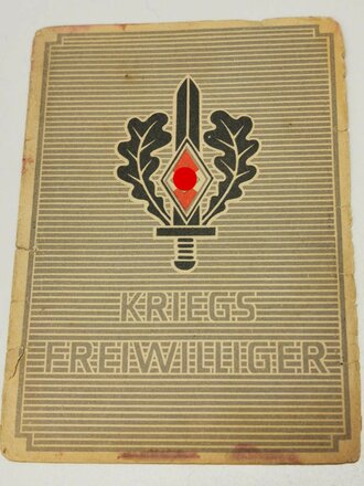 Papierkonvolut eines Kriegsfreiwilligen Angehörigen der Gefolgschaft 13/80 Wiesbaden Sonnenberg