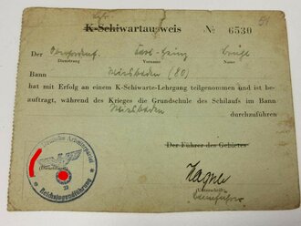 Papierkonvolut eines Kriegsfreiwilligen Angehörigen der Gefolgschaft 13/80 Wiesbaden Sonnenberg