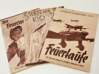 3 Stück Aktuelle Filmbücher von 1940