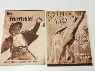 3 Stück " Aktuelle Filmbücher" von 1940