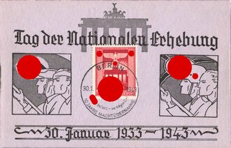 Ansichtskarte " Tag der nationalen Erhebung 30.Januar 1933-1943"