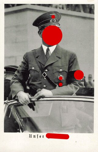 Ansichtskarte " Unser Führer !" Otto Hoppe...